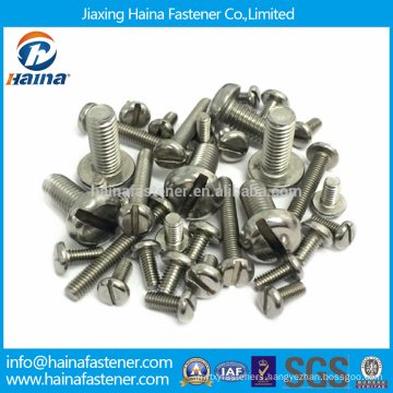 Stainless Steel Slotted Machine Screws/Pan Head Machine Screws/Cheese Head Machine Screws